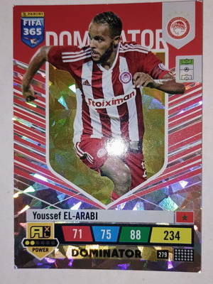 Youssef El-Arabi Panini FIFA 365 Adrenalyn XL 2022-2023 card used