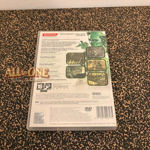 Metal Gear Solid 3 Snake Eater PS2 game