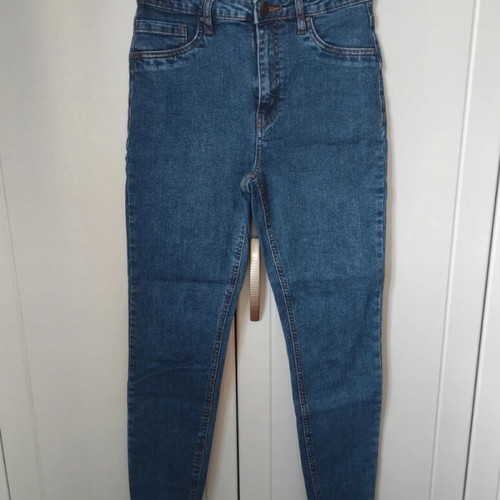 Pink Woman skinny jeans high waist like new