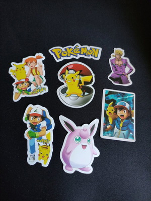 Σετ αυτοκόλλητα Pokémon καινούργιο, 7 τεμάχια
