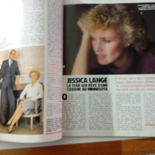 2 Madame Figaro magazines used, French edition 26 Feb 1983 & 25 Sep 1982