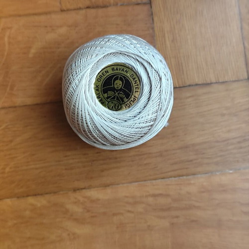 Ören Bayan Merserize Dantel İpliği crochet and lace threads beige, new, pack of 10
