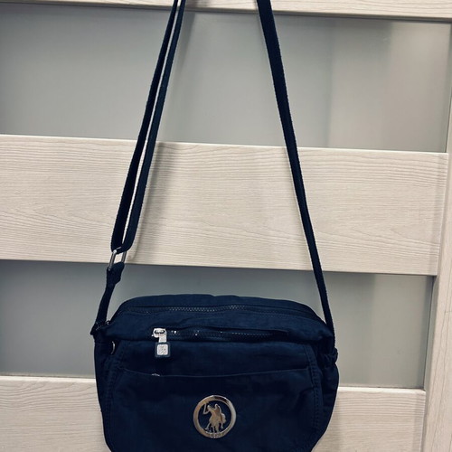 U.S. Polo Assn. shoulder bag used, navy blue, crossbody
