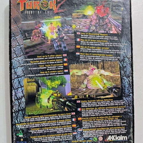 Turok 2: Seeds of Evil PC game used, Big Box edition