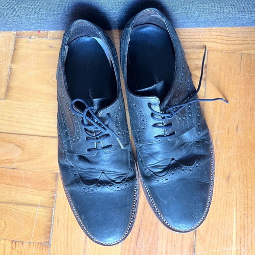 Commanchero Original men's moccasins used, black, size 42