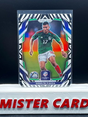2024 Panini Prizm Copa America Orbelin Pineda zebra SSP карта като нова