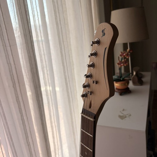 Stagg SES-30 CAR electric guitar with Orange Crush 12 amplifier