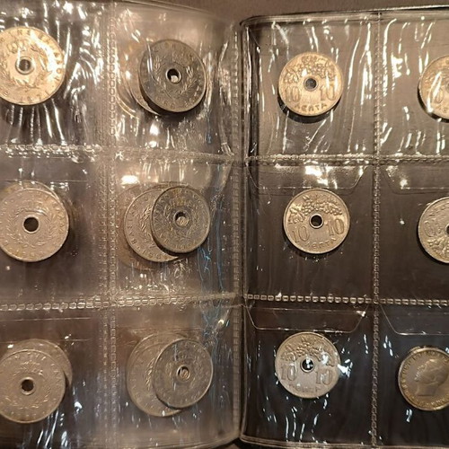Album of 60 collectible coins