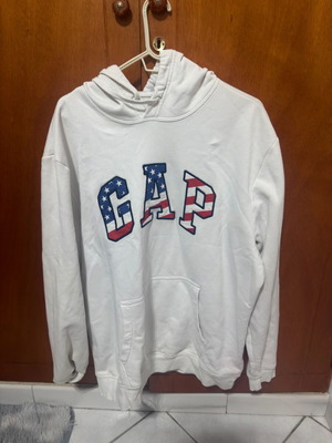 Men's GAP hoodie used, white, size XL