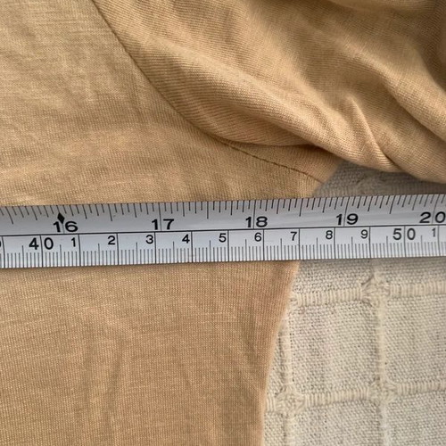 Zara blouse beige size L used with small hole and wear