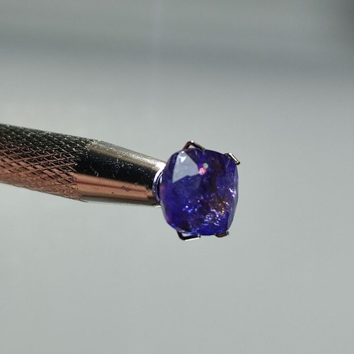 Tanzanite 7.28 carat emerald cut new with IGE certification