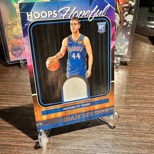 Nikola Topić Rookie Jersey Card #HH-NTP Panini NBA Hoops 2024-25