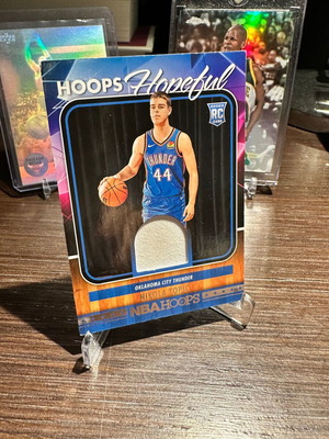 Nikola Topić Rookie Jersey Card #HH-NTP Panini NBA Hoops 2024-25