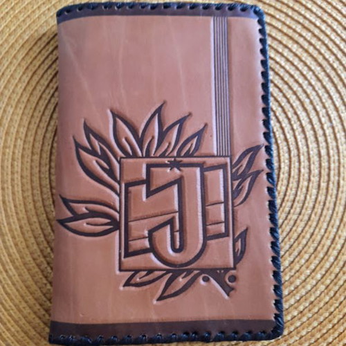 Wallet made of genuine leather, new, historical from USSR