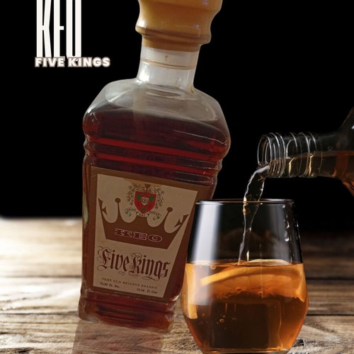 KEO Five Kings Very Old Reserve Brandy new, vintage Cypriot