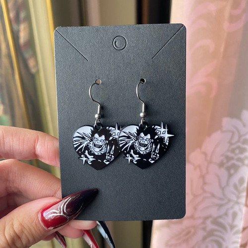 Ryuk earrings from Death Note anime, new with steel hooks