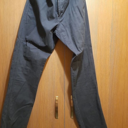 Battery men's cotton pants size 36, navy blue