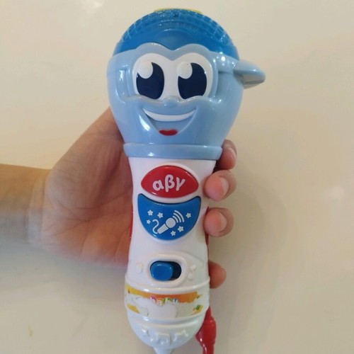 Baby Clementoni microphone with music and sounds 10+ months like new