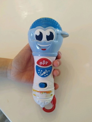 Baby Clementoni microphone with music and sounds 10+ months like new