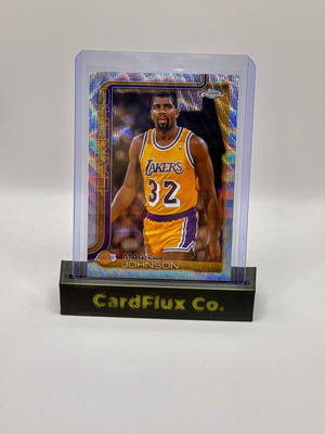 Magic Johnson Topps Chrome NBA 2025-26 #244 Lakers Wave Refractor καινούργιο