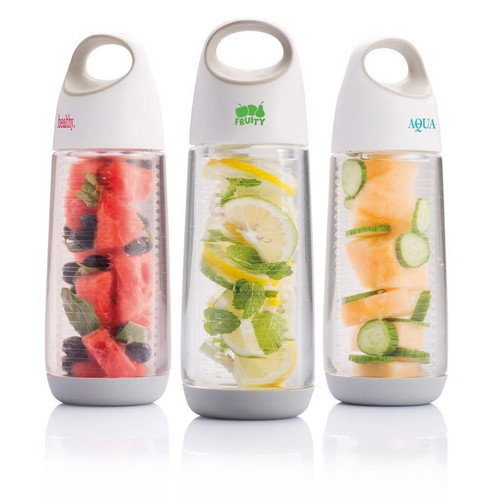 XD Design Bopp Fruit Bottle 650 ml new, Tritan infused water bottle