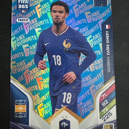Warren Zaire Emery Fifa 365 Adrenalyn xl card like new
