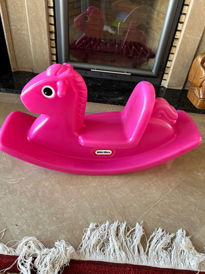 Little Tikes rocking horse like new pink