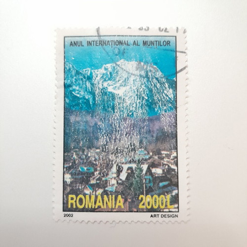 Romanian Stamp 2002 International Year of Mountains like new