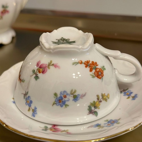 Vintage Tirschenreuth Bavaria tea set like new, 1930s–40s