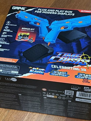 G'AIM'E TIME CRISIS+ ULTIMATE retro shooter κονσόλα και 2 πιστόλια σαν καινούργιο