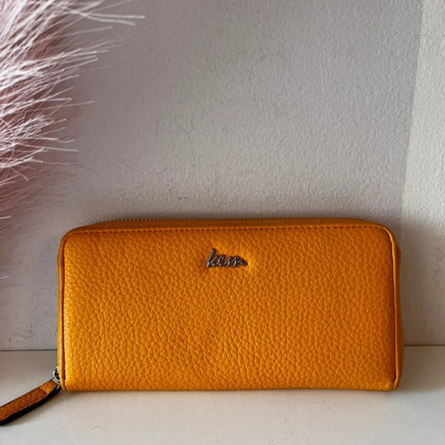 Kem wallet like new, mustard color