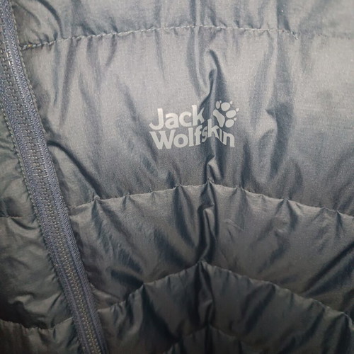 Jack Wolfskin Helium Men XL navy blue down jacket used