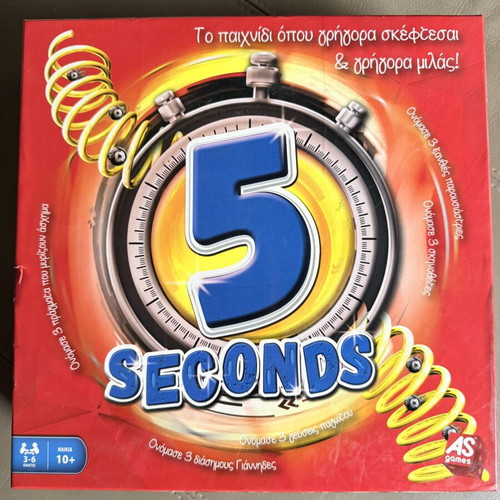 5 Seconds Board Game like new