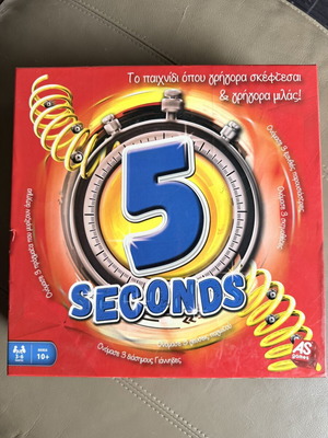 5 Seconds Board Game like new