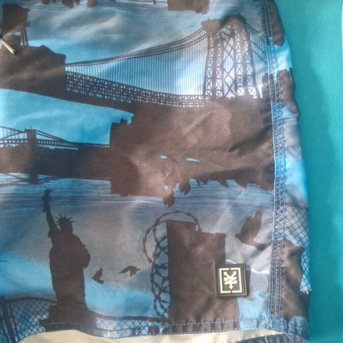 Zoo York men's bermuda shorts like new, size S, black and blue