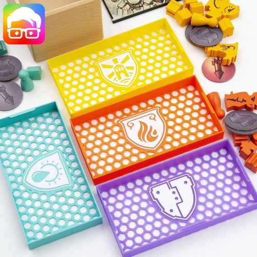 Defenders of the Wild Board Game Organizer New, 3D Printed Insert
