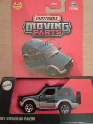 Matchbox Moving Parts Mitsubishi Pajero 1991 new in box