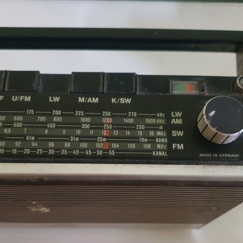Grundig radio cassette player used, vintage 1960