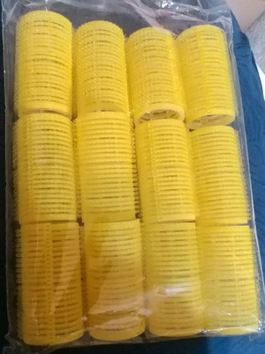 Hair rollers used, pack of 12, used once