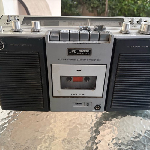 JVC NIVICO RC-717W ραδιοκασετόφωνο μεταχειρισμένο, σπάνιο 1970