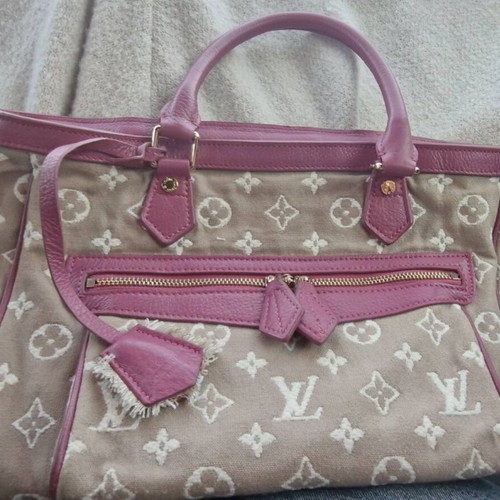 Louis Vuitton Limited Edition Monogram Sabbia Cabas MM bag like new, beige pink