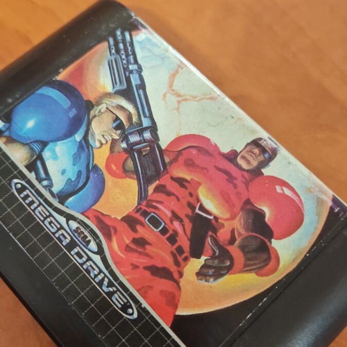 Sega Mega Drive Forgotten Worlds used game cartridge