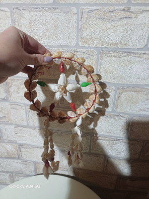 Wind chime made of rapana shells used