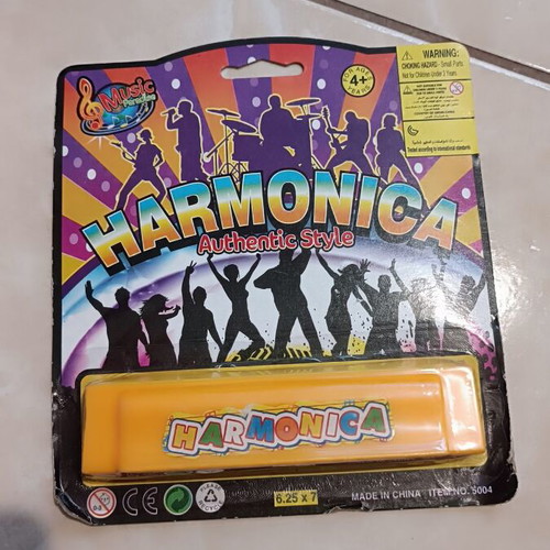 Children's Harmonica new, yellow