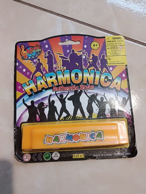 Children's Harmonica new, yellow