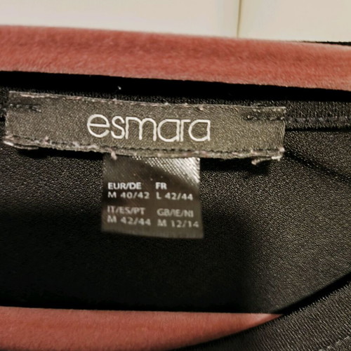 Esmara black dress Large elastic like new