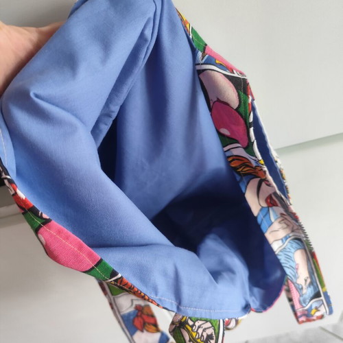 Handmade colorful shoulder beach bag made to order