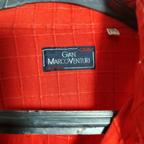 Men's shirt used, size XL, red