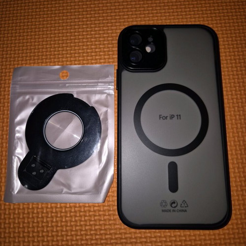 iPhone 11 case black and transparent new