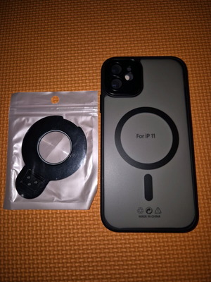 iPhone 11 case black and transparent new